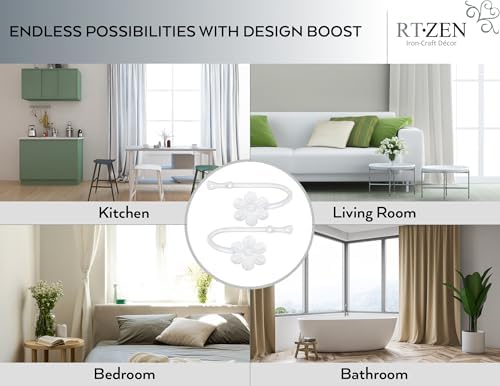 RTZEN Decorative Metal Curtain Tiebacks - Image 5