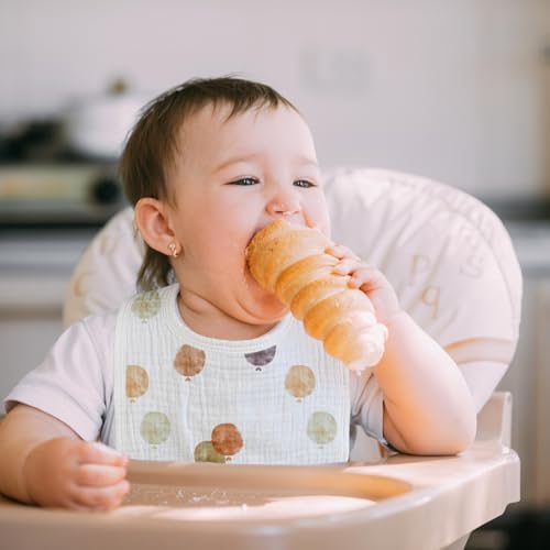 Baby Muslin Bibs 16 Pack, Drooling and Teething Bibs - Image 2