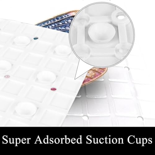 Non Slip Shower Mat Bathtub Mat 15.1x26.8 Inch, Quick Dry Bath Mat - Image 3