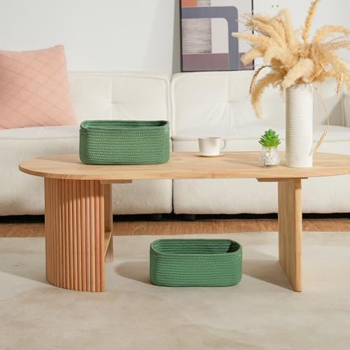 3 Pack Small Storage Baskets for Organizing, 11.8×7.8×5.1" - Image 4