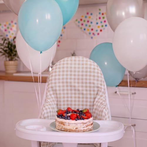 Novabright Ruffle Gingham Baby Highchair Cushion - Image 6