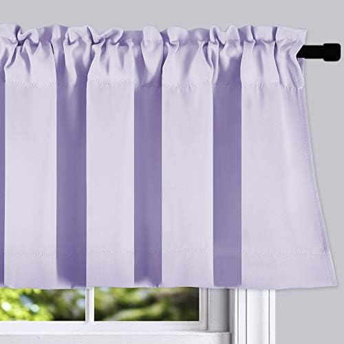 DONREN Lavender Light Purple Valances - Image 2