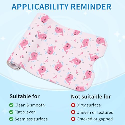Whale Bath Mat for Tub Non Slip, Kids Bath Mat for Baby - Image 5