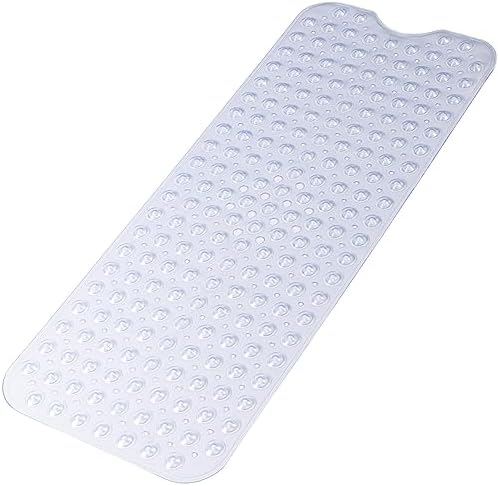 Non Slip Bathtub Shower Mat, Extra Long Bath Mat by CADONO