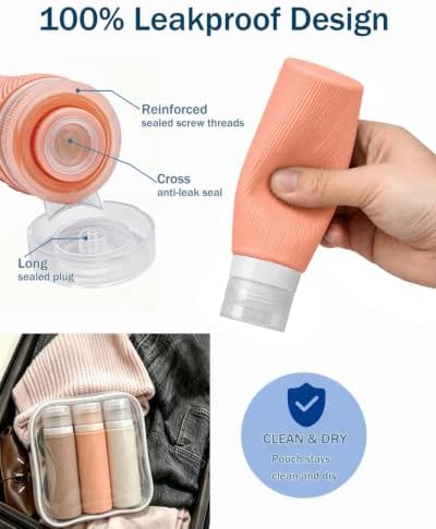 Redfly Silicone TSA Approved Travel Bottles - Image 6