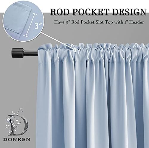 DONREN 12 Inches Long Valances for Windows - Image 4