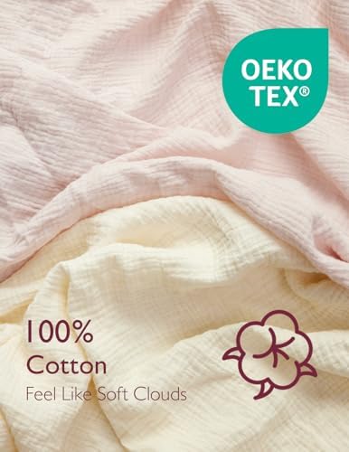 Momcozy Mini Crib Sheets 38"x26", Pack and Play Sheet - Image 3