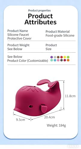 Baby Bath Spout Cover, Silicone Faucet Protector - Image 7