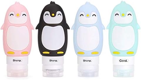 AUTENS Leakproof Silicone Travel Bottles Accessories Set, 3oz 4 Pack Refillable by AUTENS