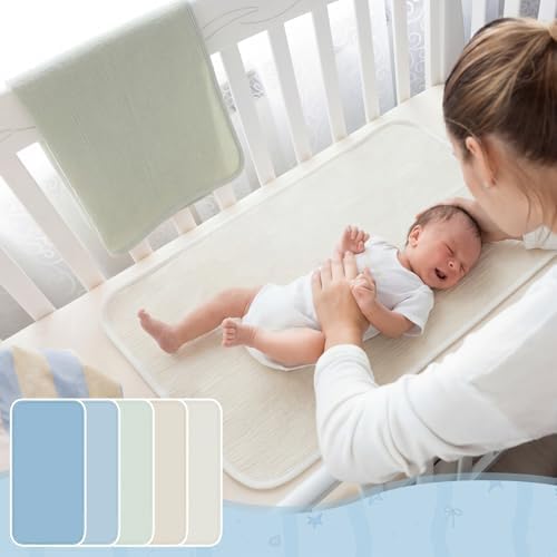 Hahafelt 5 Pcs Waterproof Changing Pad Liner - Image 6