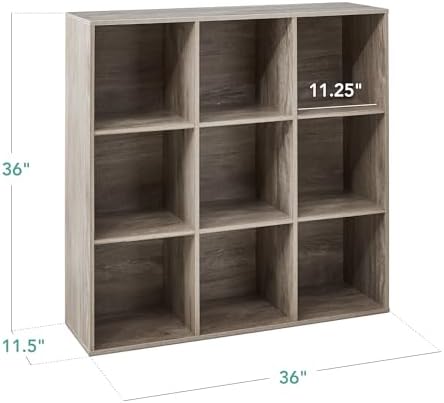 Best Choice Products 9-Cube Storage Organizer, 11in Shelf Opening, Display Shelf - Image 3