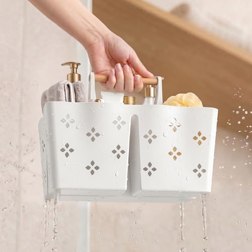 GVY Plastic Shower Caddy Portable, Large Capacity Shower Basket - Image 3