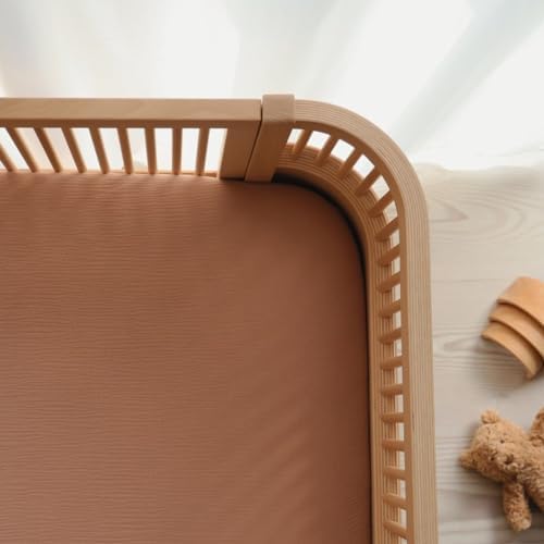 Crib Sheets, 100% Organic Cotton Muslin, Fitted 28"x52" Standard - Image 4