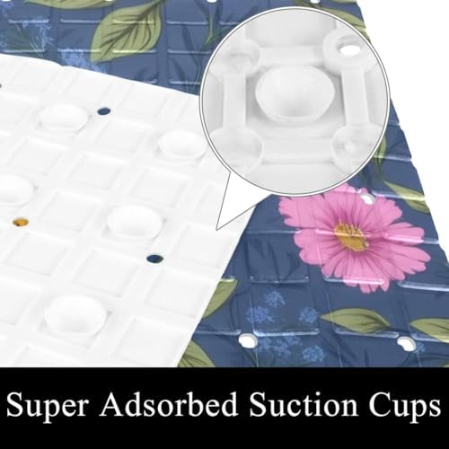 Shower Mat Bathtub Mat, 26.8x15.1 inch, Non-Slip Bath Mat - Image 3
