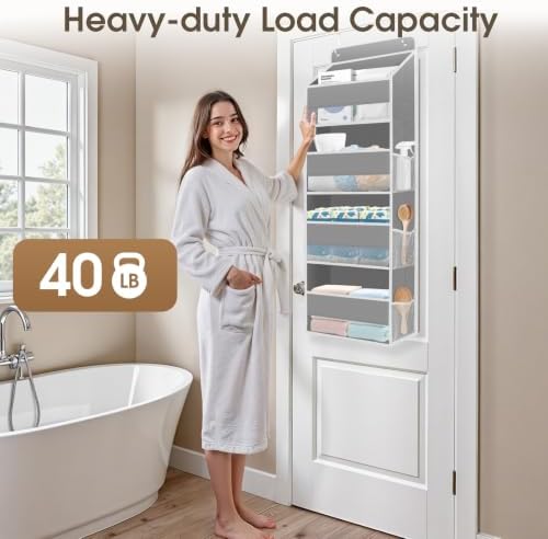 2 Pcs Over The Door Organizer Large Capacity Hanging Storage Room Organizer - Image 5