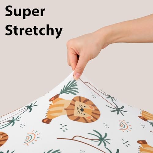 Baby Bassinet Sheets, 3 Pack Fitted Bassinet Mattress Sheets, Compatible - Image 4
