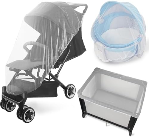 2 Pack Baby Mosquito Net for Stroller by Magik+%26+Kover