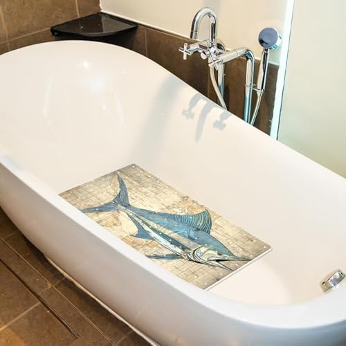 Non Slip Shower Mat Bathtub Mat 15.1x26.8 Inch, Quick Dry Bath Mat - Image 5