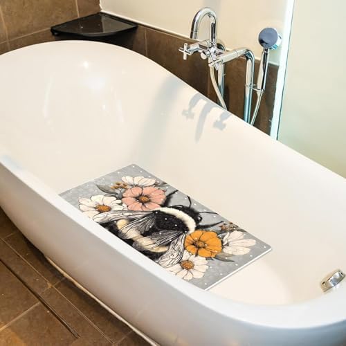 Shower Mat Bathtub Mat, 26.8x15.1 inch, Non-Slip Bath Mat - Image 5