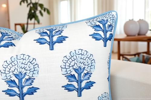 Marigold Floral Print 14x36 Extra Long Lumbar Pillow Cover - Image 4