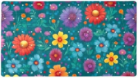 Non Slip Shower Mat Bathtub Mat 15.1x26.8 Inch, Quick Dry Bath Mat by Anna+Cowper