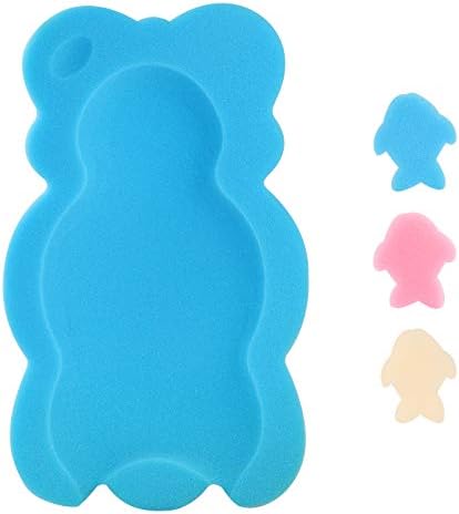 Baby Bath Cushion, Newborn Bath Support Sponge by KECUCO