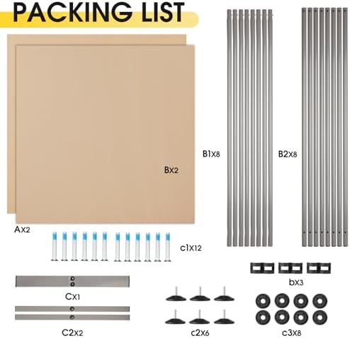 Rantila 2 Large Panels Room Divider, Portable Office Divider, Convenient Movable - Image 7