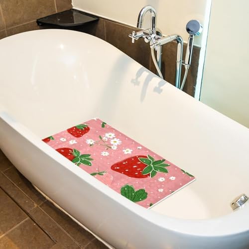 Shower Mat Bathtub Mat, 26.8x15.1 inch, Non-Slip Bath Mat - Image 5