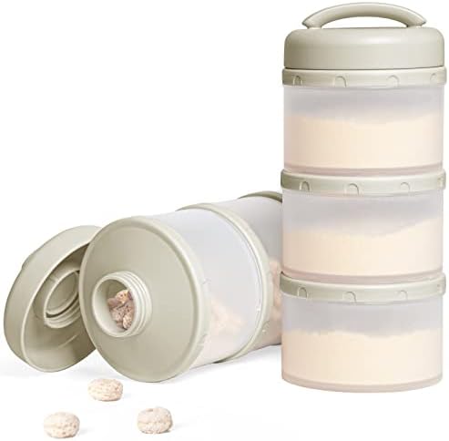 Termichy Stackable Formula Dispenser Portable: Milk Powder Container to go by Termichy