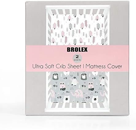 BROLEX Baby Fitted Crib Sheets: Kid Crib Sheets - Image 2
