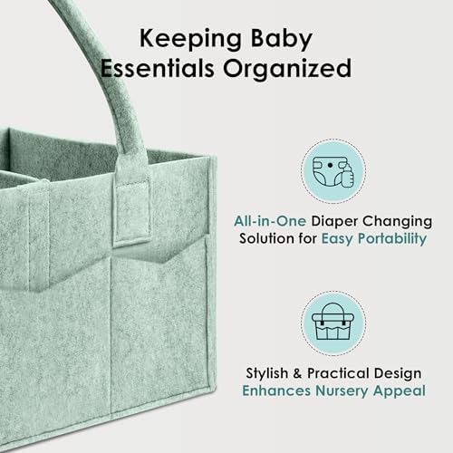 HIPHOP PANDA 2-Pack Diaper Caddy Organizer - Image 5