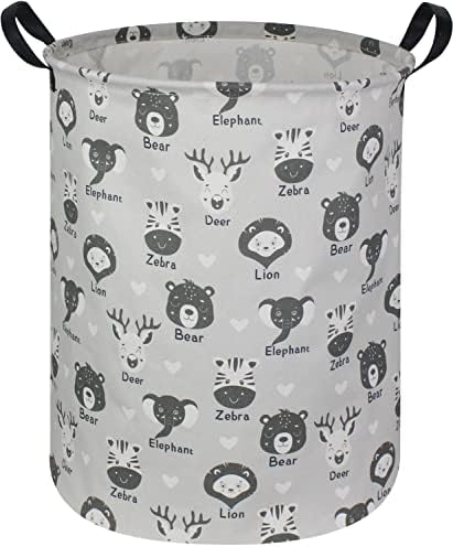 Kids Laundry Hamper, Baby Laundry Basket Animal Storage Baskets by Sanjiaofen
