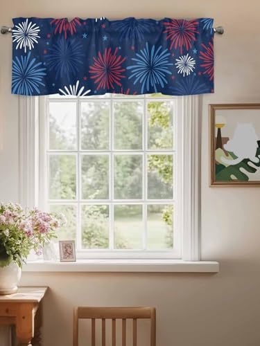 July 4th Kitchen Curtains Valances - Image 3