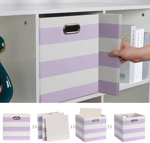 Posprica Storage Bins Storage Cubes, 13×13 Collapsible Storage Boxes Containers - Image 4