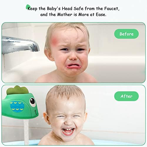 Bath Spout Cover for Bathtub, Cute Soft Cartoon Baby Shower Protector Cover - Image 3