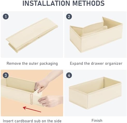 DIMJ Drawer Organizer Clothes - Image 2