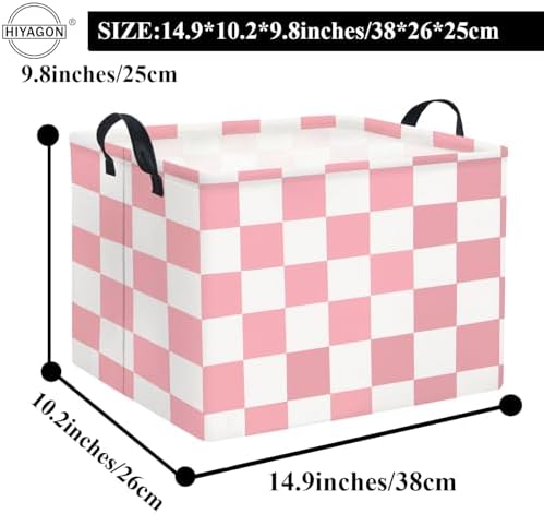 Rectangular Baby Girl Basket Fabric Storage Basket Storage Bin Organizer Box - Image 7
