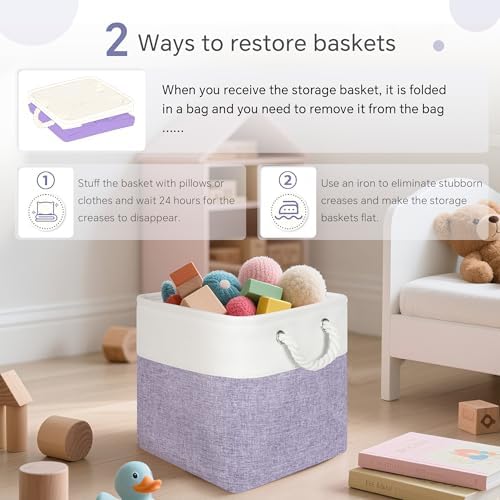 FinishingBo 11 inch Cube Storage Bin - Image 6