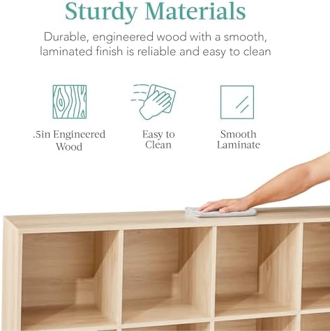 Best Choice Products 8-Cube Storage Organizer, 13.5in Shelf Opening, Display - Image 6