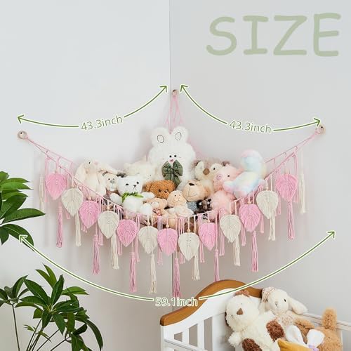 Pretty Jolly Stuffed Animal Storage Hammock - Image 6