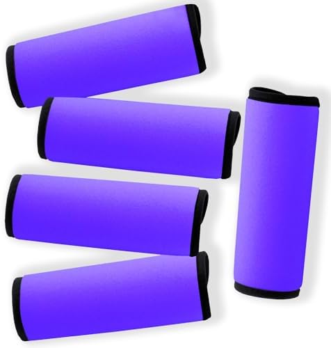 Neoprene Luggage Handle Wraps for Traveling Bright Color Luggage by GOWRAPS