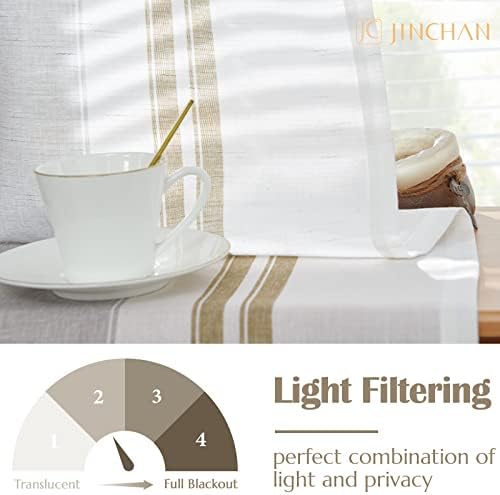 jinchan Linen Pencil Stripe Valances - Image 5