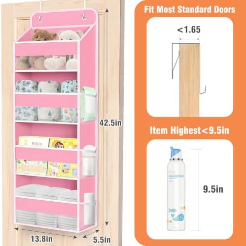 Over The Door Organizer Storage Large Capacity Hanging Bedroom Storage - Image 2