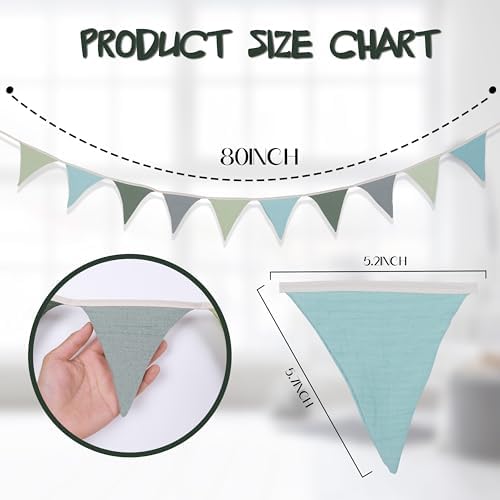 Pennant Banner Flags, Infant and toddler room decoration pennant, - Image 2