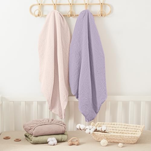 Bearmoss Muslin Mini Crib Sheets - Image 6