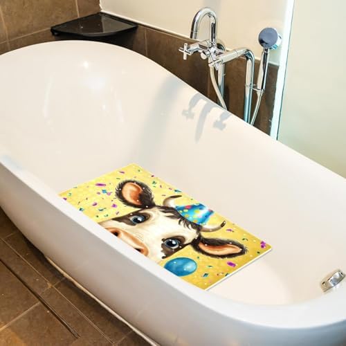 Bath Tub Shower Mat, Washable Bathtub Floor Mats, Suction Cups and Drain Holes - Image 5