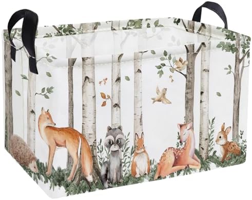 Essme Rectangular Animal Baskets, Kids Storage Box, Cute Basket by ESSME