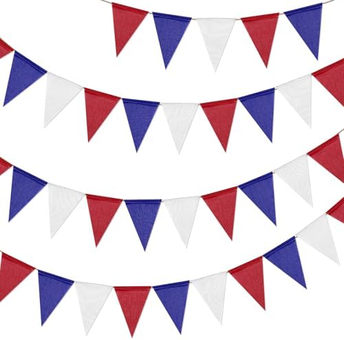 G2PLUS Triangle Flag Bunting, Pennant Banner and Decorative Garland by G2PLUS