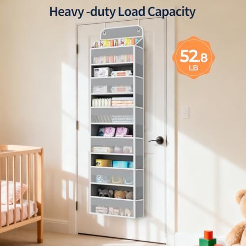 Yecaye 2 Pack Over The Door Organizer, 6-Tier Closet Door Hanging Organizer - Image 7