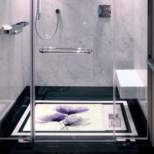 Bathtub Mat Non Slip 26.8x15.1In, Bathroom Decor PVC Shower Mats - Image 6